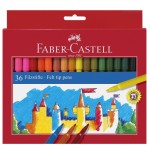 5443-ESTUCHE CARTON 36 ROTULADORES ESCOLARES FABER CASTELL 554203