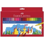 5444-ESTUCHE CARTON 50 ROTULADORES ESCOLARES FABER CASTELL 554204