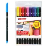 5445-BOLSA CON 8+2 ROTULADORES EDDING 1200 EDING 1200-8+2S