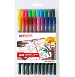 5446-PACK CON 16 ROTULADORES ESTANDAR + 4 ROTULADORES PASTEL S/C 1200 EDING E1200-20-BTS