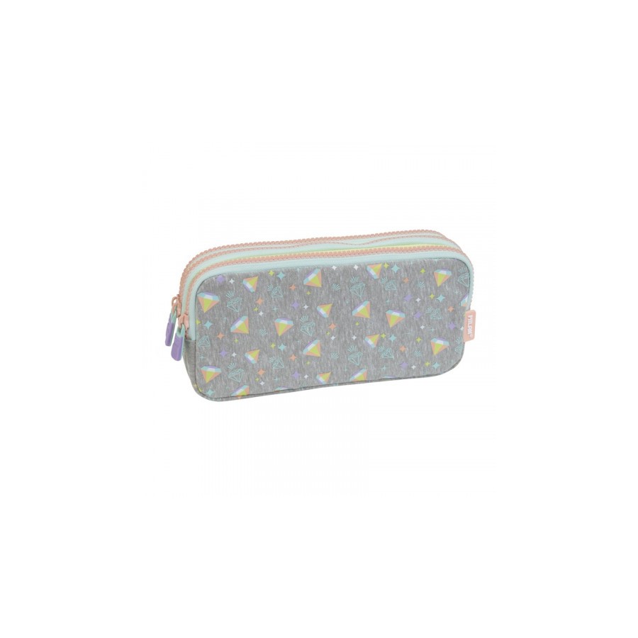 5473-PORTATODO 3 CREMALLERAS SUGAR DIAMOND MILAN 081135SD