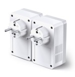 KIT INICIAL DE ADAPTADORES POWERLINES TP-LINK CON ENCHUFE INCORPORADO 500Mbps