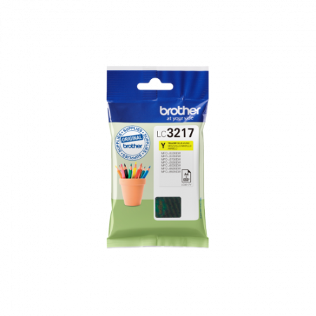 5507-Brother LC-3217Y cartucho de tinta Original Amarillo