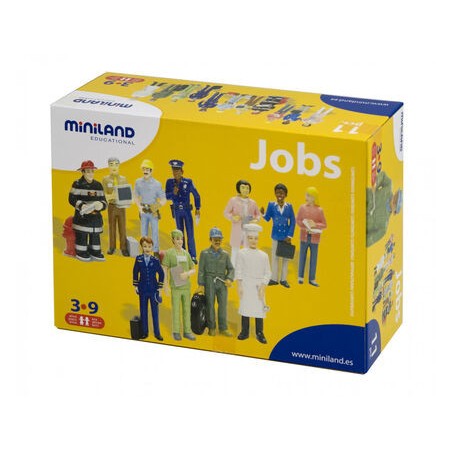 5517-JUEGO FIGURAS OFICIOS Y PROFESIONES CAJA DE 11 UNIDADES MINILAND 27388