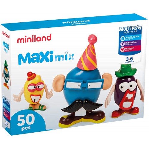 5581-JUEGO MAXIMIX 50 PIEZAS MINILAND 97115