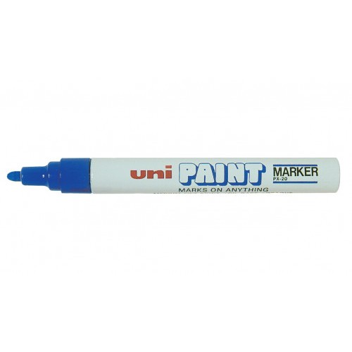 560-MARCADOR PERMANENTE PUNTA M 2,2-2,8MM. AZUL UNI-BALL 545558000