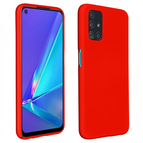 5609-OPPO LIQUID SILICON CASE A52/A72 ROJO