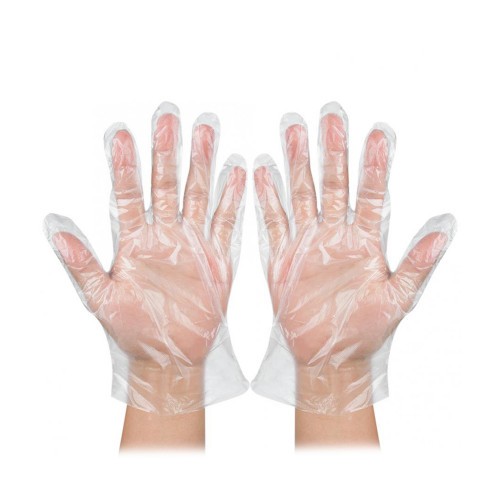 5614-BOLSA DE 100 GUANTES HIGIENICOS DESECHABLES TRANSPARENTES TALLA UNICA ED0024CT3