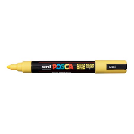 564-MARCADOR PC-5M POSCA 1.8-2.5MM AMARILLO UNI-BALL 286526000