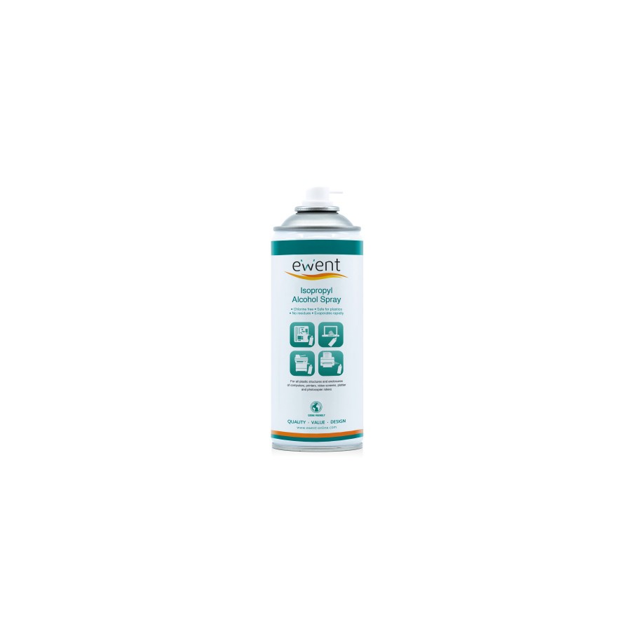 5680-Ewent EW5611 kit de limpieza para computadora Espray para limpieza de equipos Universal 400 ml