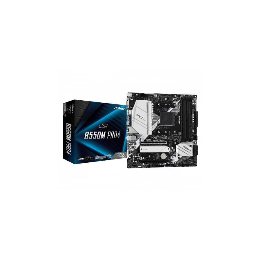 Asrock B550M Pro4 AMD B550 Zocalo AM4 micro ATX