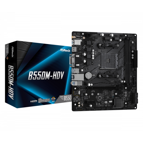 5689-Asrock B550M-HDV AMD B550 Zocalo AM4 micro ATX