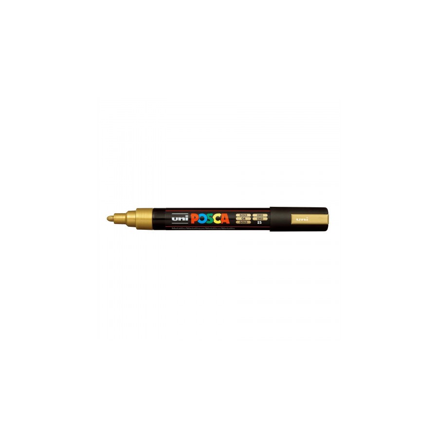 570-MARCADOR PC-5M POSCA 1.8-2.5MM ORO UNI-BALL 286666000