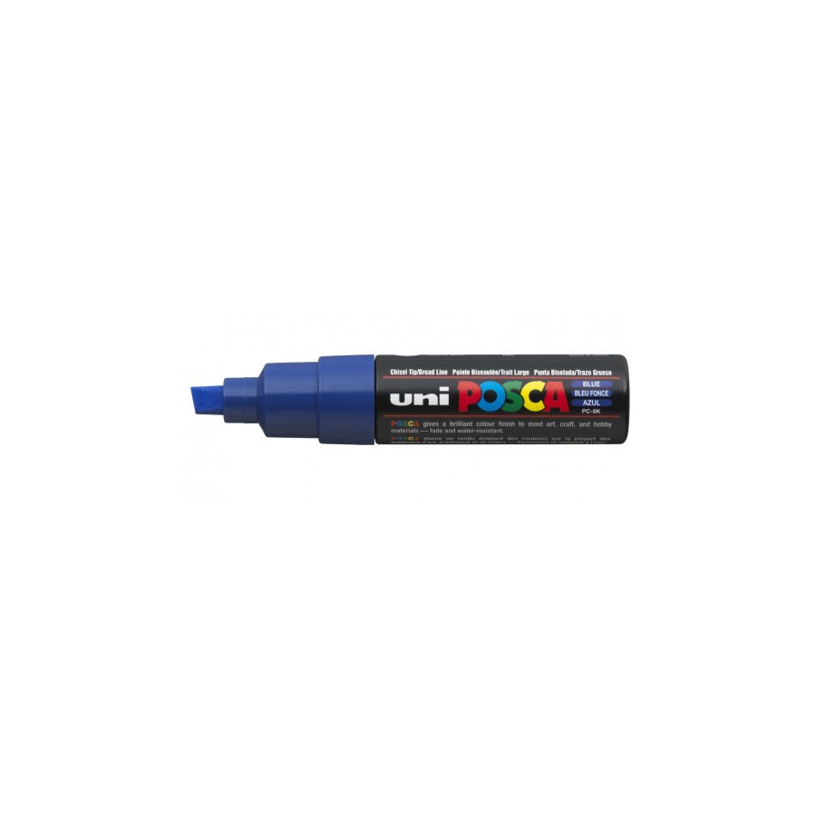 572-MARCADOR PC-8K POSCA PUNTA B 8MM. AZUL UNI-BALL 300491000