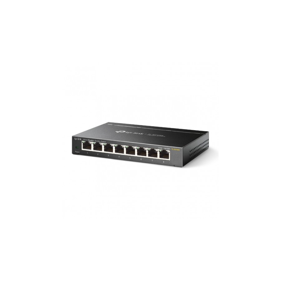 5729-TP-LINK TL-SG108S No administrado L2 Gigabit Ethernet (10/100/1000) Negro