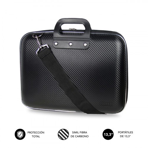 SUBBLIM Maletin Ordenador EVA Laptop Bag Carbon 13,3" Black