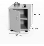 5785-MUEBLE SUPERBAJO ARMARIO 2 ESTANTES 360 HAYA MOBEDUC 600110HPS18