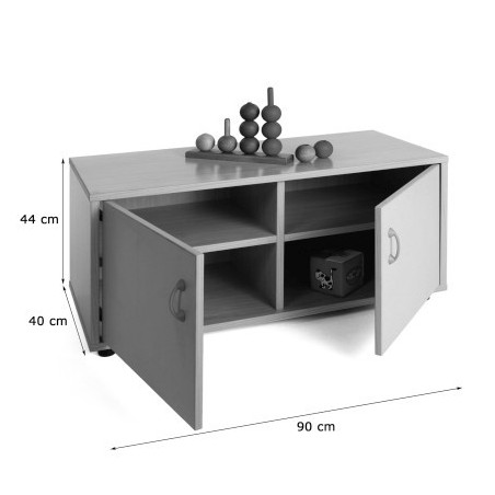5793-MUEBLE SUPERBAJO ARMARIO 4 CASILLAS HAYA MOBEDUC 600104HPS18