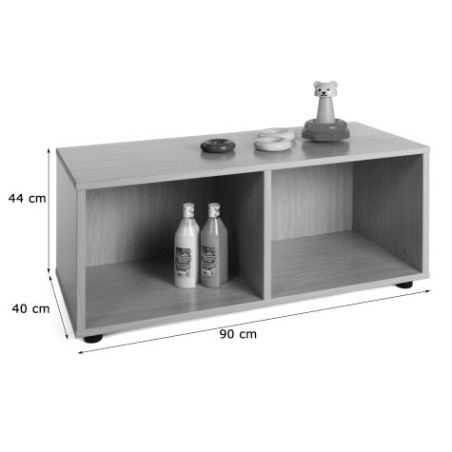 5795-MUEBLE SUPERBAJO 2 CASILLAS HAYA MOBEDUC 600105HP18