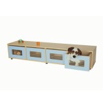 5808-CAJONERA 4 CAJONES FRENTE METACRILATO HAYA MOBEDUC 600114HP18