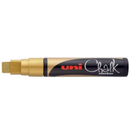 581-MARCADOR CHALK PWE-17K PIZARRA VERDE 15MM. ORO UNI-BALL 222125000