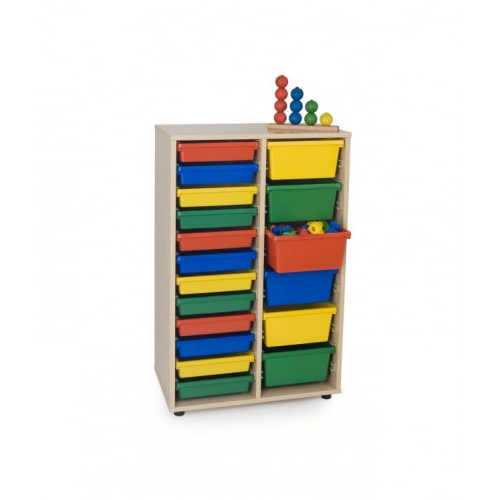 5818-MUEBLE INTERMEDIO CUBETERO 2 COLUMNAS 700 HAYA MOBEDUC 600815HP18