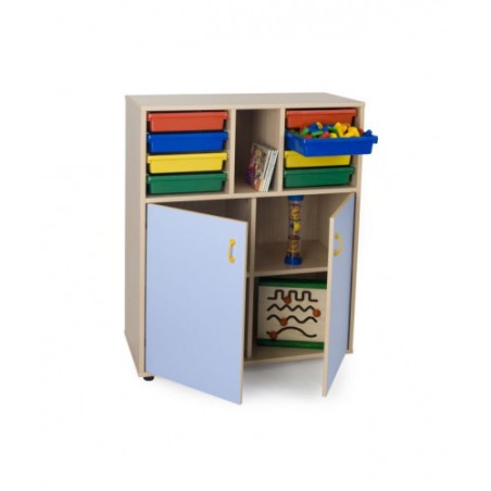 5822-MUEBLE INTERMEDIO ARMARIO Y CUBETERO 900 HAYA MOBEDUC 600817HPS18