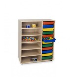 5824-MUEBLE INTERMEDIO ESTANTERIA CUBETERO HAYA MOBEDUC 600818HP18