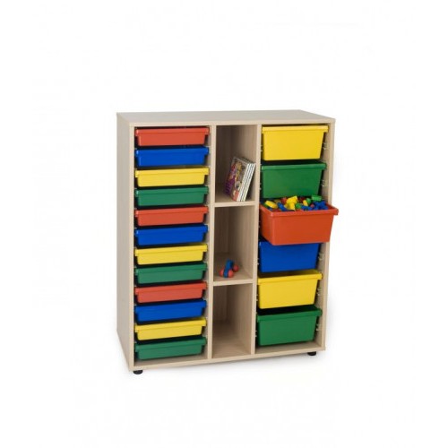 5826-MUEBLE INTERMEDIO CUBETERO 2 COLUMNAS 900 HAYA MOBEDUC 600819HP18