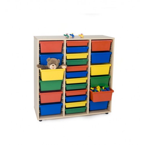 5828-MUEBLE INTERMEDIO CUBETERO 3 COLUMNAS 1042 HAYA MOBEDUC 600820HP18