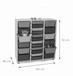 5829-MUEBLE INTERMEDIO CUBETERO 3 COLUMNAS 1042 HAYA MOBEDUC 600820HP18