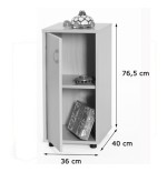 5841-MUEBLE BAJO ARMARIO 2 ESTANTES 360 HAYA MOBEDUC 600216HPS18