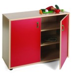 5846-MUEBLE BAJO ARMARIO 3 ESTANTES HAYA MOBEDUC 600202HPS18