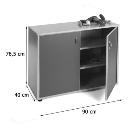 5847-MUEBLE BAJO ARMARIO 3 ESTANTES HAYA MOBEDUC 600202HPS18