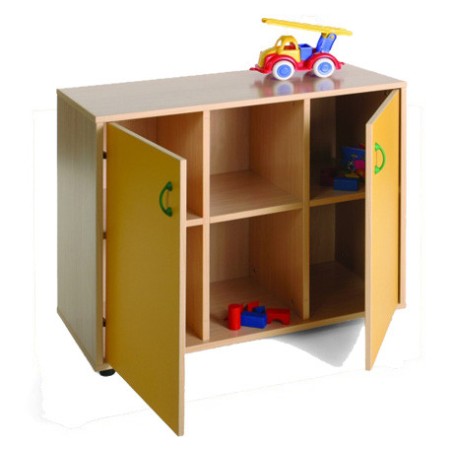 5860-MUEBLE BAJO ARMARIO 6 CASILLAS HAYA MOBEDUC 600207HPS18