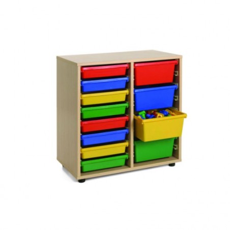 5866-MUEBLE BAJO CUBETERO 2 COLUMNAS 700 HAYA MOBEDUC 600210HP18