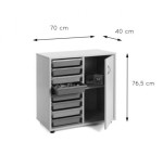 5869-MUEBLE BAJO CUBETERO ARMARIO 700 HAYA MOBEDUC 600211HPS18