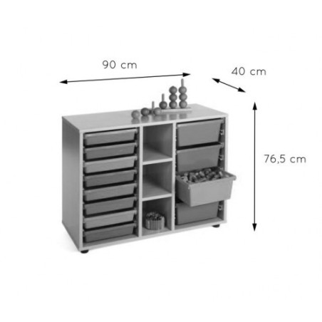 5873-MUEBLE BAJO CUBETERO 900 HAYA MOBEDUC 600213HP18