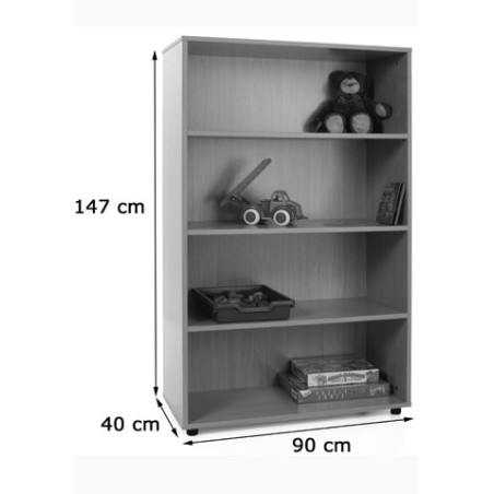 5879-MUEBLE MEDIO ESTANTERIA HAYA MOBEDUC 600301HP18