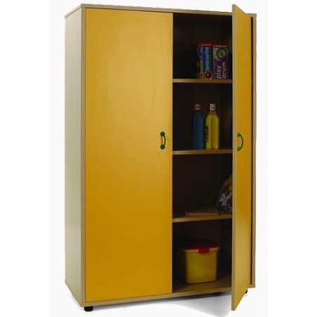 5880-MUEBLE MEDIO ARMARIO 2 PUERTAS HAYA MOBEDUC 600302HPS18