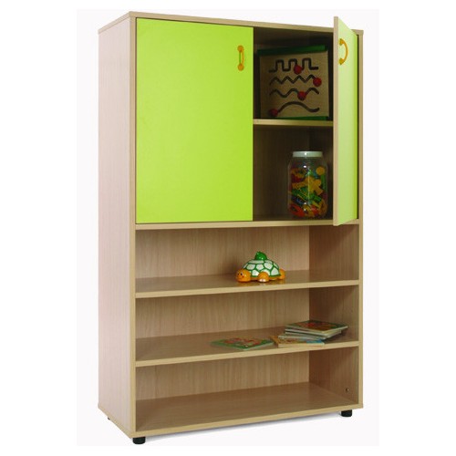 5886-MUEBLE MEDIO ESTANTERIA Y ARMARIO HAYA MOBEDUC 600304HPS18