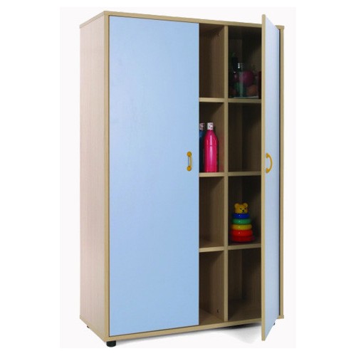 5890-MUEBLE MEDIO ARMARIO 12 CASILLAS HAYA MOBEDUC 600306HPS18