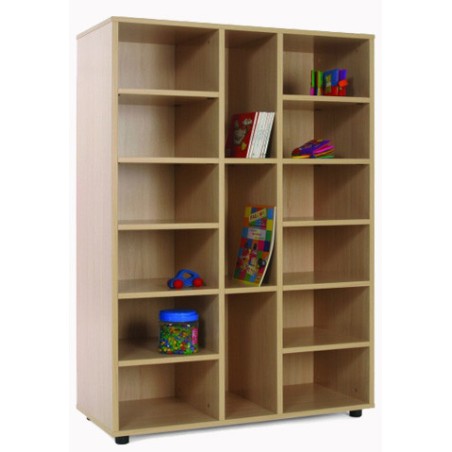 5894-MUEBLE MEDIO 15 CASILLAS HAYA MOBEDUC 600308HP18