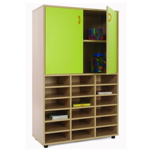 5900-MUEBLE MEDIO CASILLERO Y ARMARIO HAYA MOBEDUC 600311HPS18