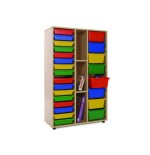 5904-MUEBLE MEDIO ESTANTERIA 2 CUBETEROS HAYA MOBEDUC 600313HP18