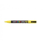 ROTULADOR NO PERMANENTE PC-3M PUNTA CONICA 0,9-1,3MM AMARILLO UNI-BALL 284570000