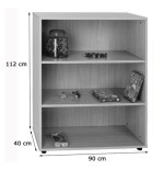 5919-MUEBLE INTERMEDIO ESTANTERIA HAYA MOBEDUC 600801HP18