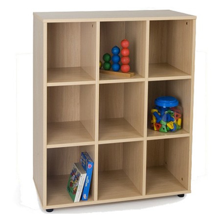 5932-MUEBLE INTERMEDIO 9 CASILLAS HAYA MOBEDUC 600807HP18