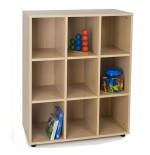 5932-MUEBLE INTERMEDIO 9 CASILLAS HAYA MOBEDUC 600807HP18