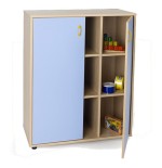 5934-MUEBLE INTERMEDIO ARMARIO 9 CASILLAS HAYA MOBEDUC 600808HPS18